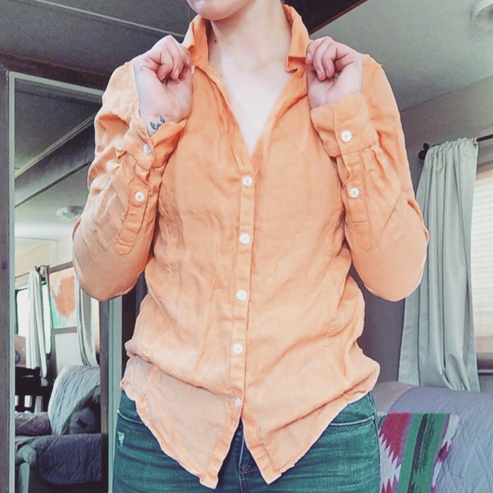 LAST CHANCE- Button Down Blouse